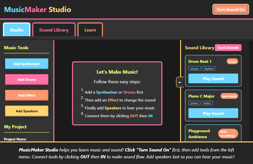 Music Production Studio Screenshot